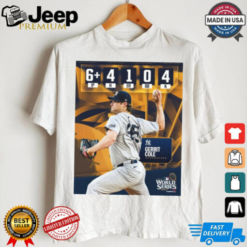 Gerrit Cole New York Yankees MLB Delivered A Quality Start In His First World Series 2024 Poster t shirt