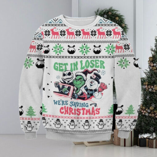 Get In Loser Christmas Ugly Sweater