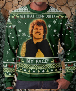 Get That Corn Outta My Face Christmas Ugly Sweater