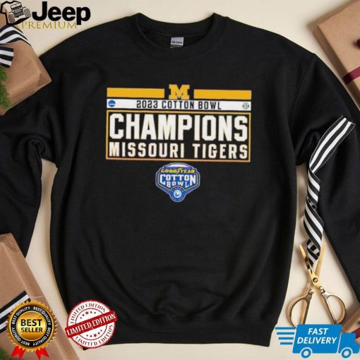 Get it now Missouri Tigers 2023 Cotton Bowl Champions shirt