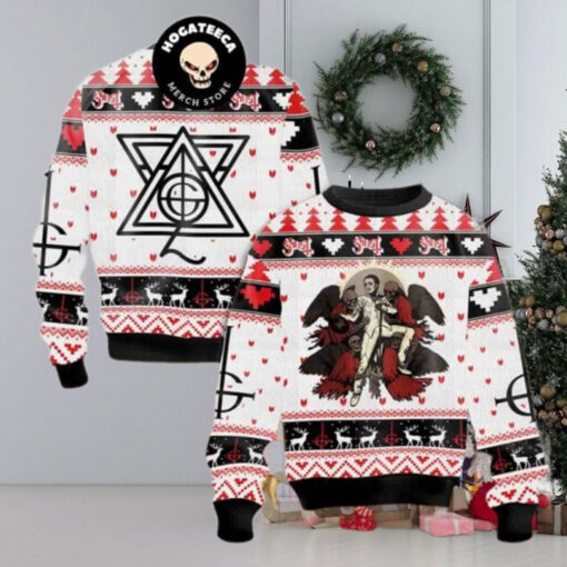 Ghost Rock Band Popestar Christmas Sweater Chirstmas Gifts 2024 Xmas For Family And Friends Ugly Sweater