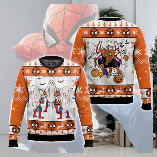 Ghost Three Spider Man Ugly Sweater