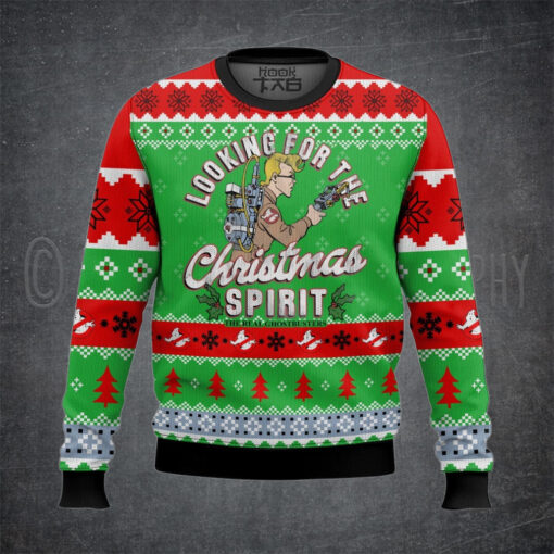 Ghostbusters, Looking for Christmas Spirit Ugly Sweater