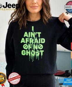 Ghostbusters Neon Green Text Shirt