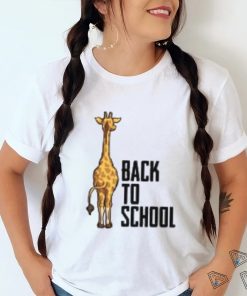 Giraffe Back To School T Shirt