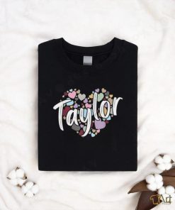 Girl Retro TAYLOR First Name Personalized Groovy Birthday T Shirt