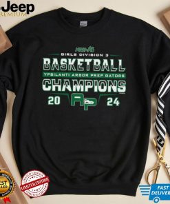 Girls Basketball Division 3 Champions Ypsilanti Arbor Prep Gators 2024 MHSAA shirt