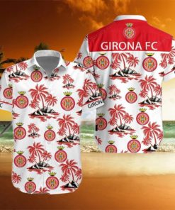 Girona FC Laliga Red Coconut Hawaiian Shirt Impressive Gift
