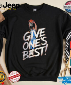 Give One’s Best basketball shirt