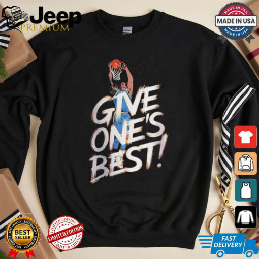 Give One’s Best basketball shirt