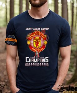 Glory Glory United Manchester United FA Cup 2023 2024 Champions T Shirt