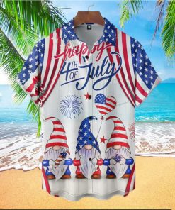 Gnome USA Independence Day Hawaiian Shirt