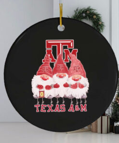 Gnomes Texas A&M Aggies Merry Christmas ornament