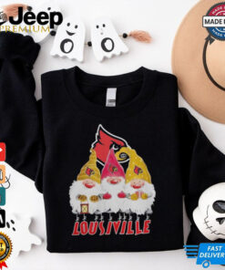 Gnomies Louisville Cardinals Ncaa Christmas Official T Shirt