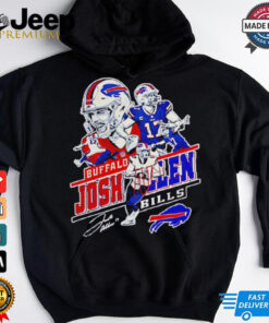 Go Bills Josh Allen Signature Classic Shirt Football Edition featuring a bold graphic of Josh Allen's signature, celebrating his leadership and skill with the Buffalo Bills in a classic, team-pride design.