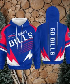 Go Buffalo Bills! Hoodie and Zip Hoodie