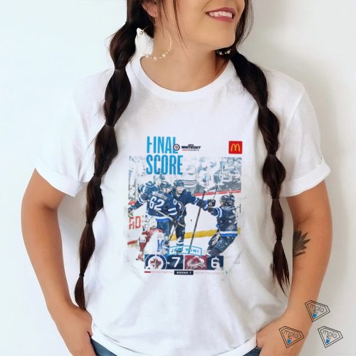 Go Jets Go Winnipeg Jets Won Game One Congratulations 2024 Stanley Cup Playoffs Merchandise T Shirt