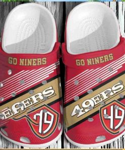 Go Niners Crocs Shoes SF 49ers Crocs