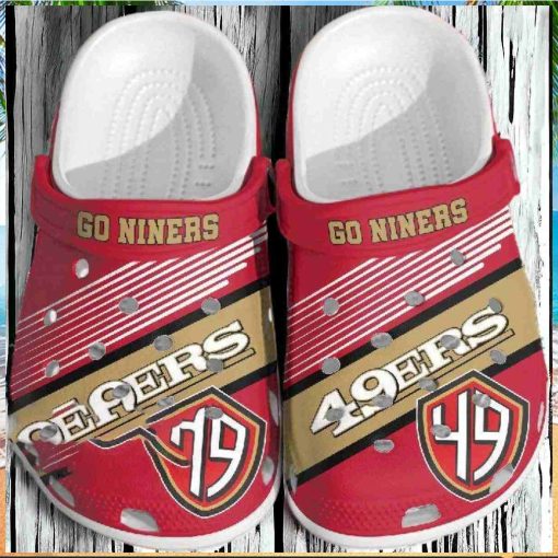 Go Niners Crocs Shoes SF 49ers Crocs