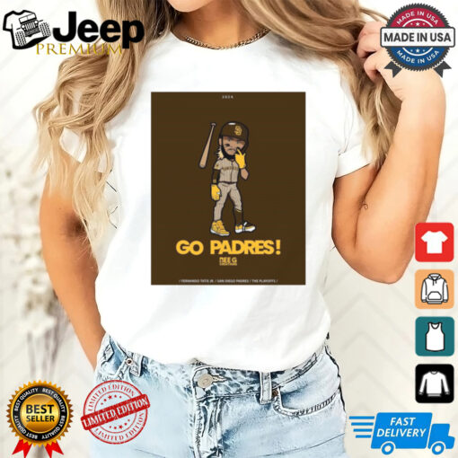 Go Padres Fernando Tatis Jr San Diego Padres The Playoffs Poster t shirt