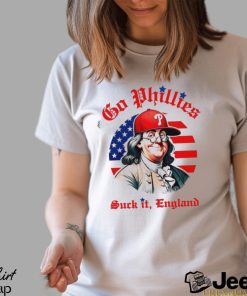 Go Phillies Suck It England Philadelphia Baseball Shirt