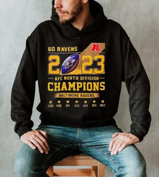 Go Ravens 2023 AFC North Division Champions shirt