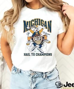 Go Wolverines Hail To Champions 2024 rabbit and lion shirt