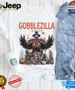 Gobblezilla Happy Thanksgiving T shirt