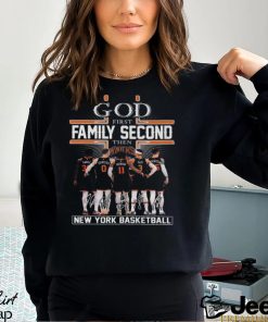 God First Family Second New York Knicks Basketball T Shirt