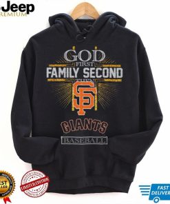 God First Family Second Then Giants Basketball Shirt