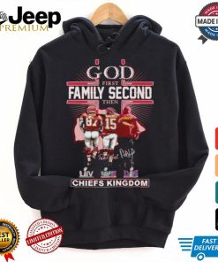 God First Family Second Then Kansas City Chiefs Kingdom T Shirt