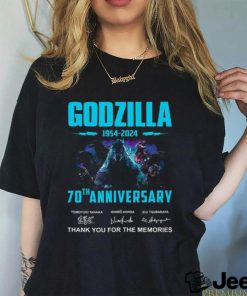 Godzilla 70th Aniversary Thank You For The Memories T Shirt