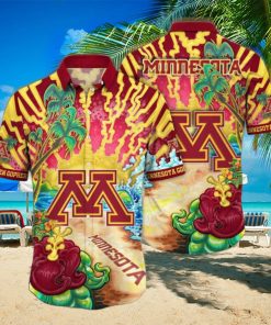 Golden Hour Minnesota Golden Gophers NCAA Aloha Shirt