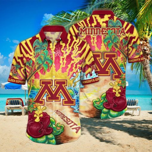 Golden Hour Minnesota Golden Gophers NCAA Aloha Shirt