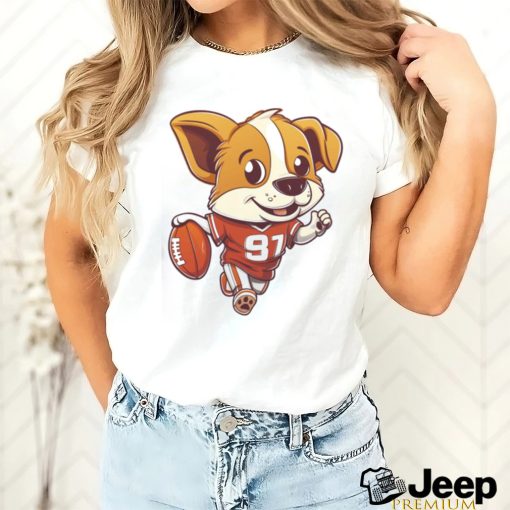 Golden Retriever Football T shirt