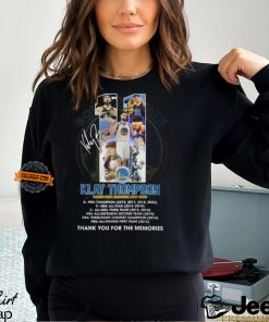 Golden State Warriors 11 Klay Thomson 2011 2024 Thank You For The Memories T Shirt