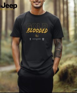 Golden State Warriors 2024 NBA Playoffs Gold Blooded Mantra T Shirt