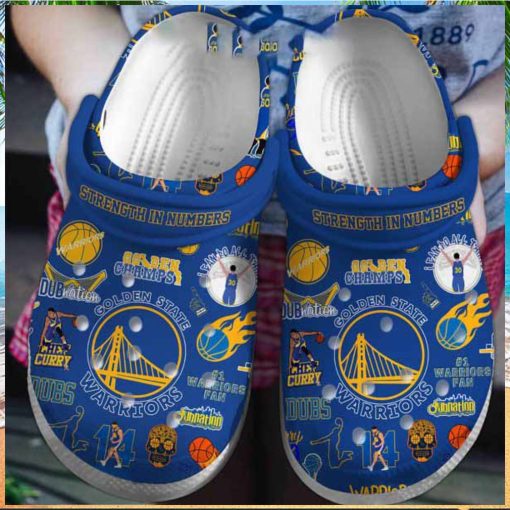 Golden State Warriors Champs Blue Design Crocs