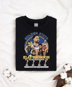 Golden State Warriors Klay Thompson 2011 2024 Thank You For The Memories Shirt