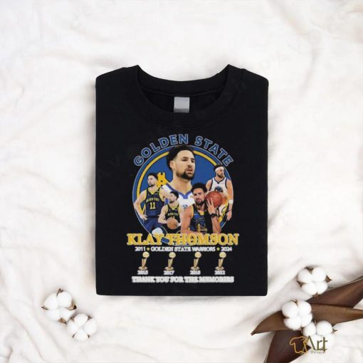 Golden State Warriors Klay Thompson 2011 2024 Thank You For The Memories Shirt