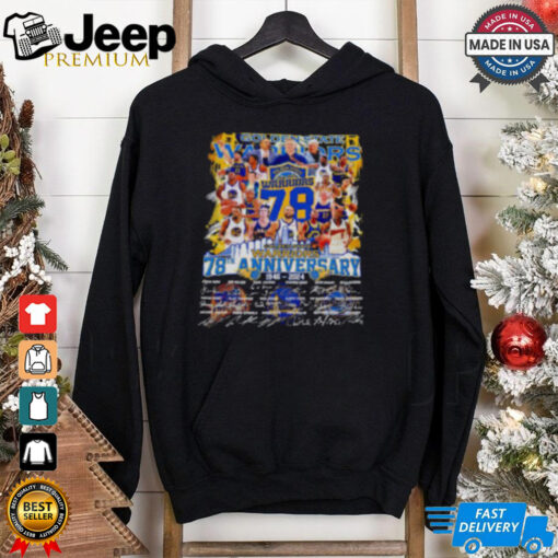 Golden State Warriors The Warriors 78th Anniversary 1946 2024 signature shirt