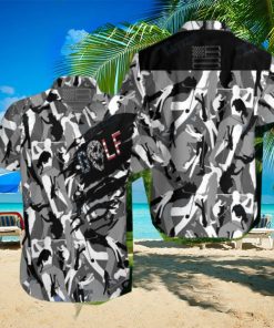 Golf Skull Camouflage All Over Printed Hawaiian Shirt Impressive Gift