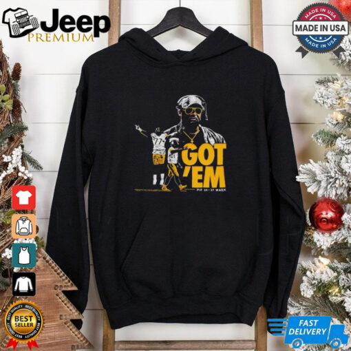 Got ‘Em Pittsburgh Steelers 28 27 Washington Commanders Shirt