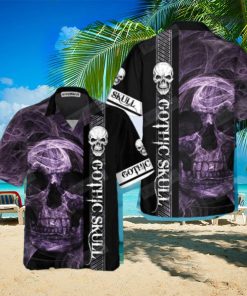 Gothic Skull Hawaiian Shirt Impressive Gift