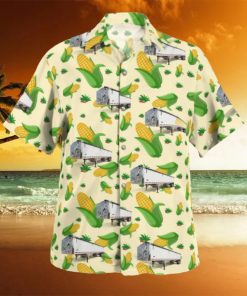 Grain Trailer Hawaiian Shirt Natural For Summer