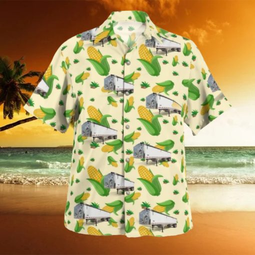 Grain Trailer Hawaiian Shirt Natural For Summer