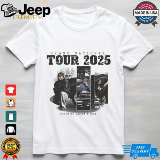 Grand National Tour 2025 Kendrick Lamar and SZA shirt