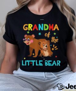 Grandma Of Little Bear Birthday Family Shirts Matching Shirt