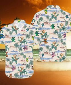 Grateful Dead Cute Dancing Bears Colors On The Beach 2024 Trendy Hawaiian Shirt