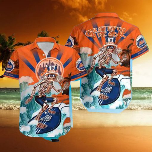 Grateful Dead MLB New York Mets 2024 Trendy Hawaiian Shirt